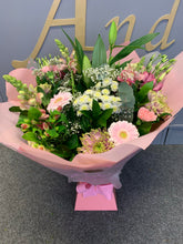 Load image into Gallery viewer, Aqua Hand Tied Bouquets - Pastel Pinks and Whites