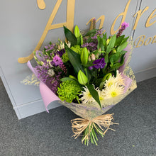 Load image into Gallery viewer, Hand Tied Bouquets - Whites and Purples