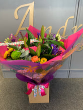 Load image into Gallery viewer, Wonderful Mum - Aqua Hand Tied Bouquets - Vibrant