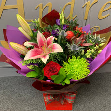 Load image into Gallery viewer, Aqua Hand Tied Bouquets - Christmas Jewel