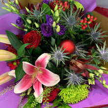 Load image into Gallery viewer, Aqua Hand Tied Bouquets - Christmas Jewel
