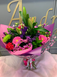 Hand Tied Bouquets - Bright and Colourful