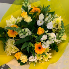 Load image into Gallery viewer, Aqua Hand Tied Bouquets - Sunny yellows and creams
