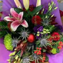 Load image into Gallery viewer, Aqua Hand Tied Bouquets - Christmas Jewel
