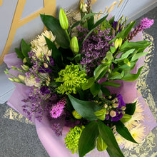 Load image into Gallery viewer, Hand Tied Bouquets - Whites and Purples
