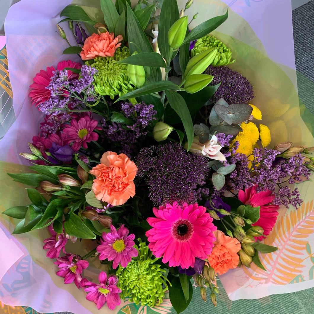Hand Tied Bouquets - Vibrant Mix